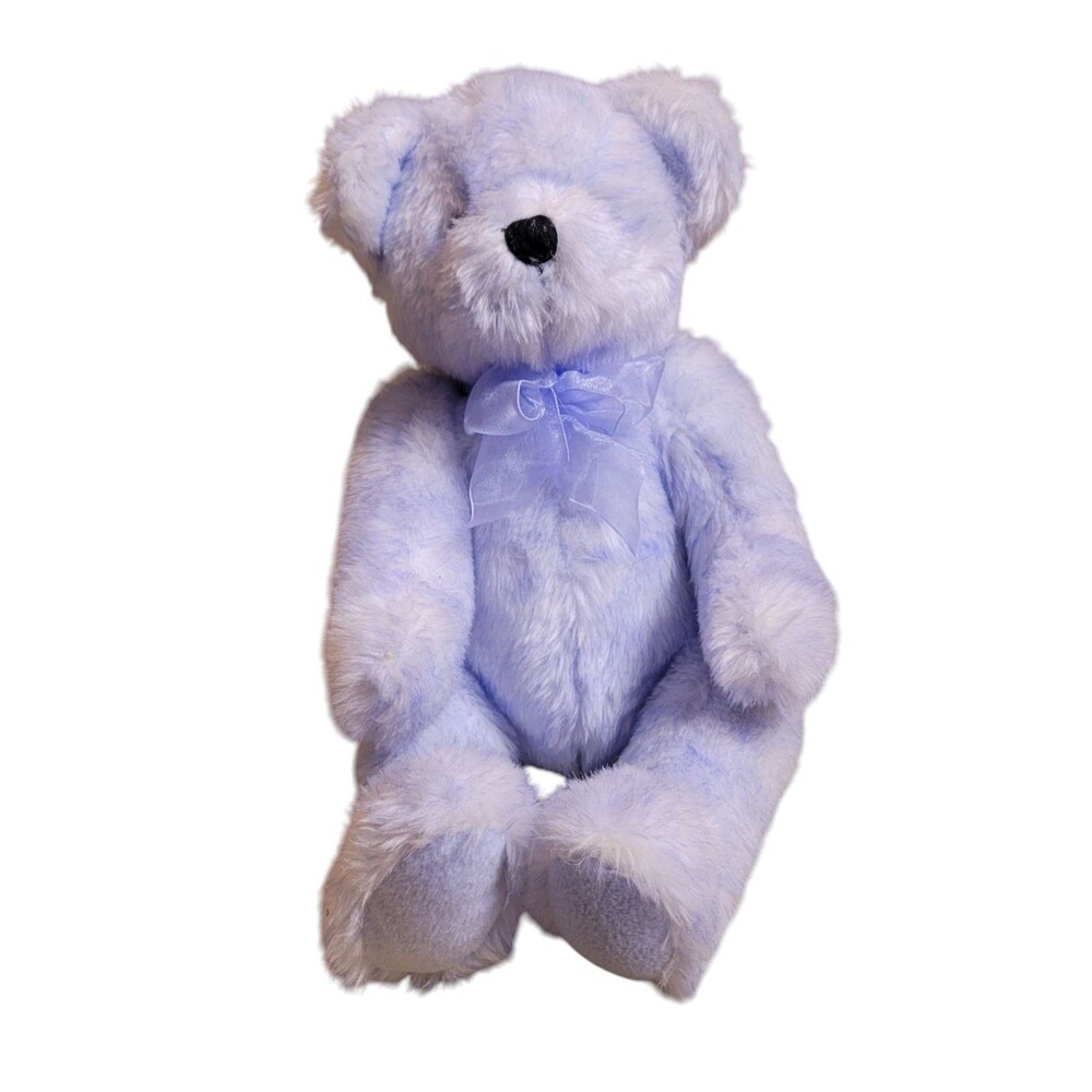 Kellytoy 10" Blue Stuffed Animal Bear New Baby Plush